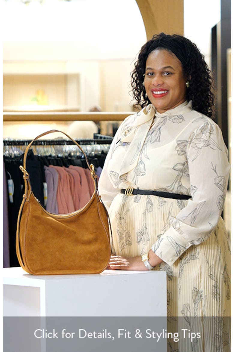 Pine Suede Hobo Bag video
