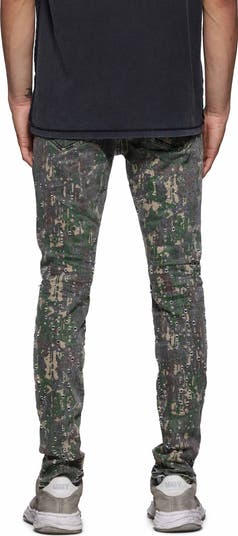 Militaire Buckshot Camo Skinny Jeans