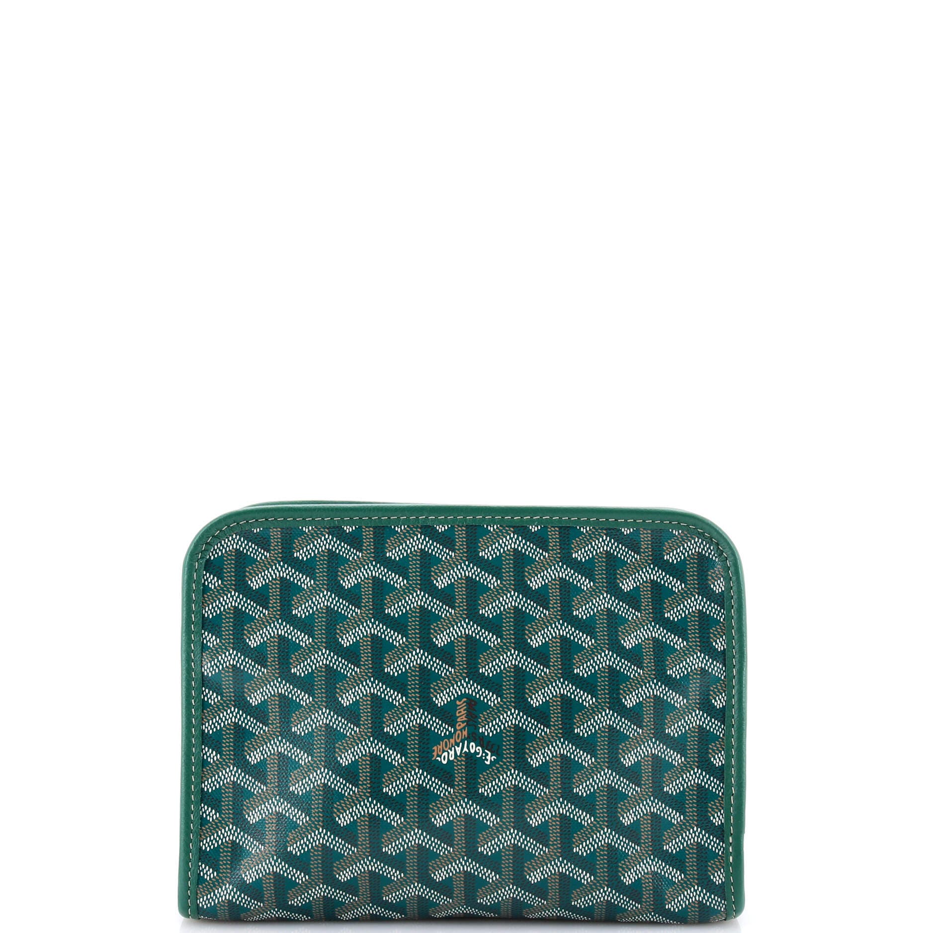 Jouvence Toiletry Pouch Coated Canvas PM, Alternate, color, Green