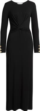 Lilly Pulitzer® Alessani Twist Front Long Sleeve Maxi Dress