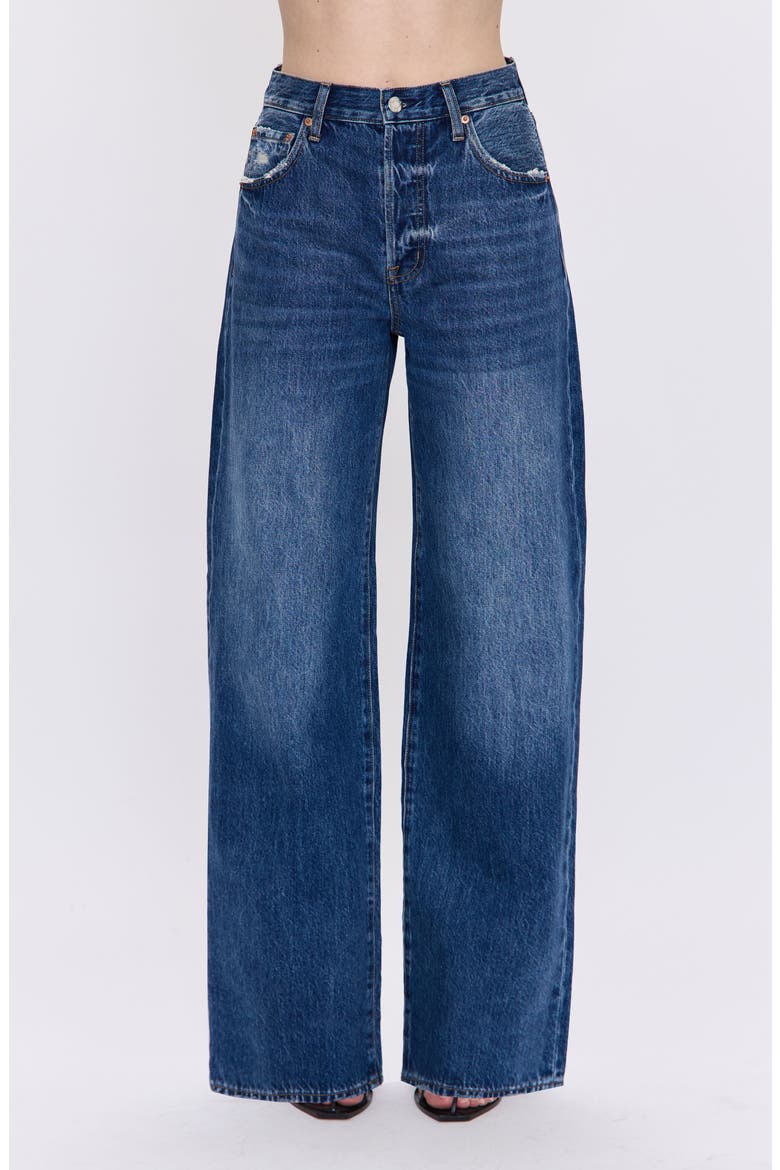 Tate High Waist Wide Leg Jeans, Main, color, FULTON