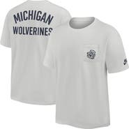 Nike Men's Nike Gray Michigan Wolverines Legacy 2-Hit Max90 Pocket T-Shirt