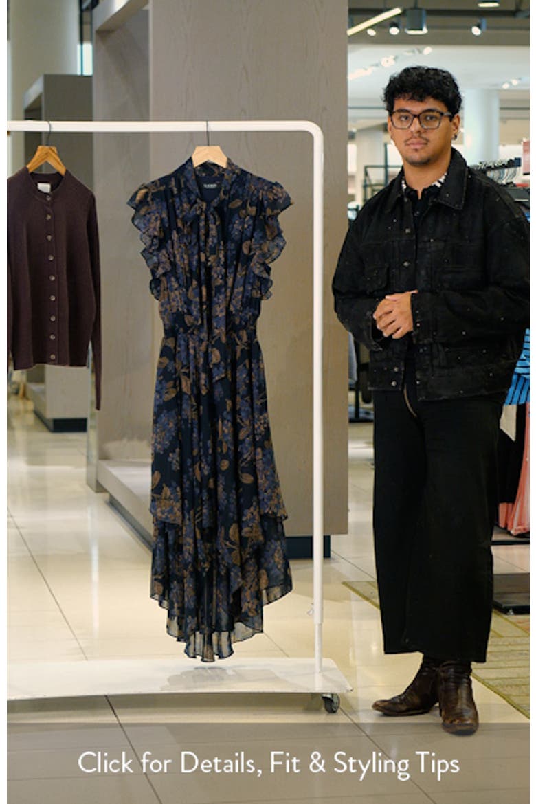 Crinkle Georgette Maxi Dress video