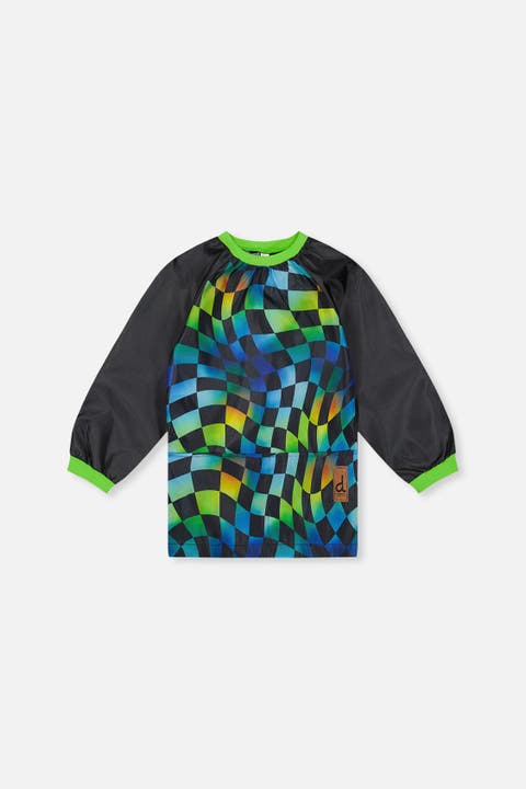 Checkered Durable Protective School Apron