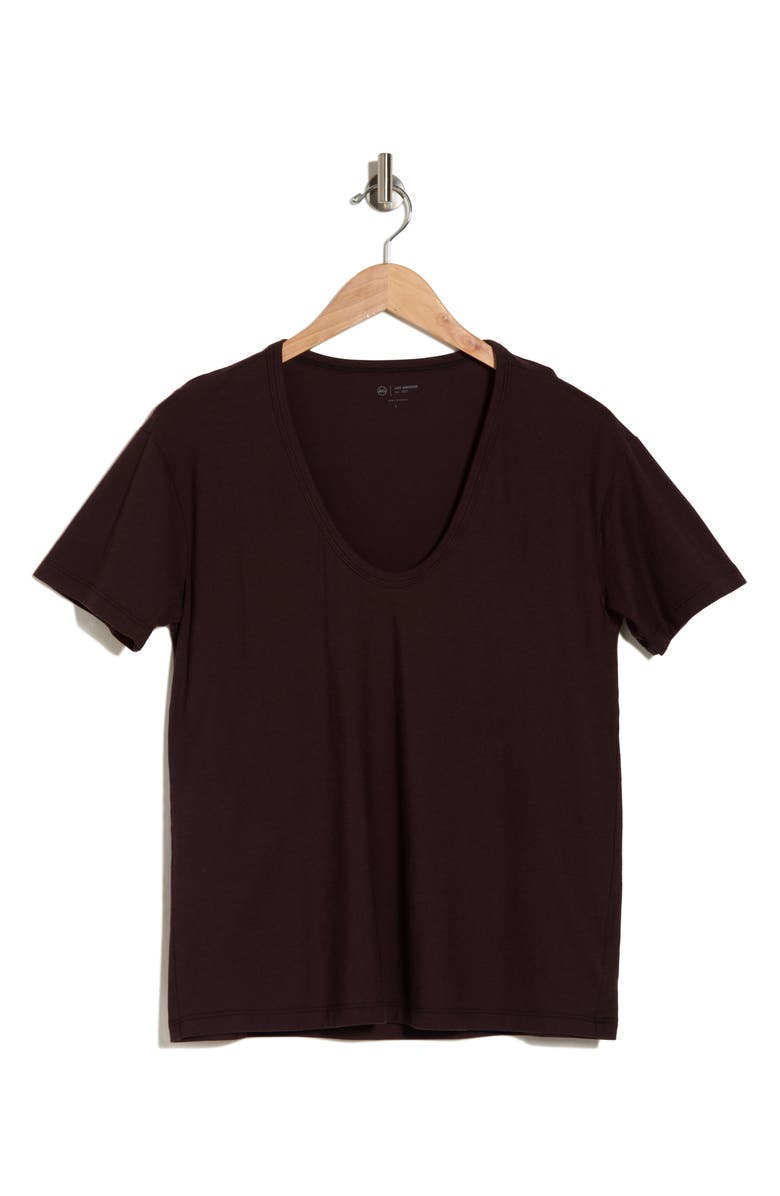 AG Relaxed Fit U-Neck T-Shirt, Alternate, color, 