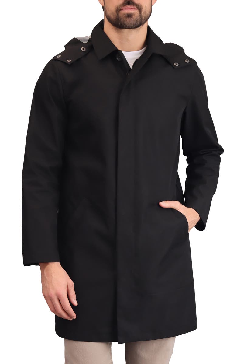Bagatelle Rain Mac Jacket with Removable Hood, Alternate, color, 