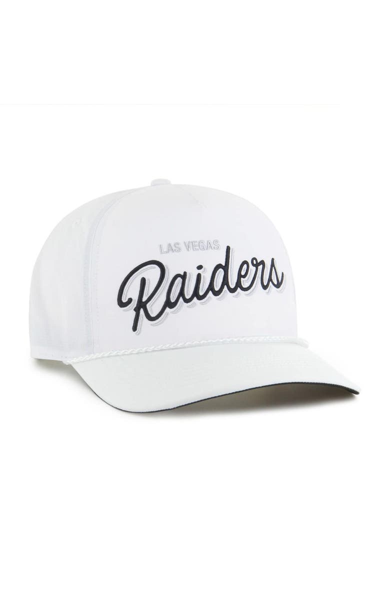 '47 Men's '47 White Las Vegas Raiders Brrr Fairway Hitch Adjustable Hat, Alternate, color, White