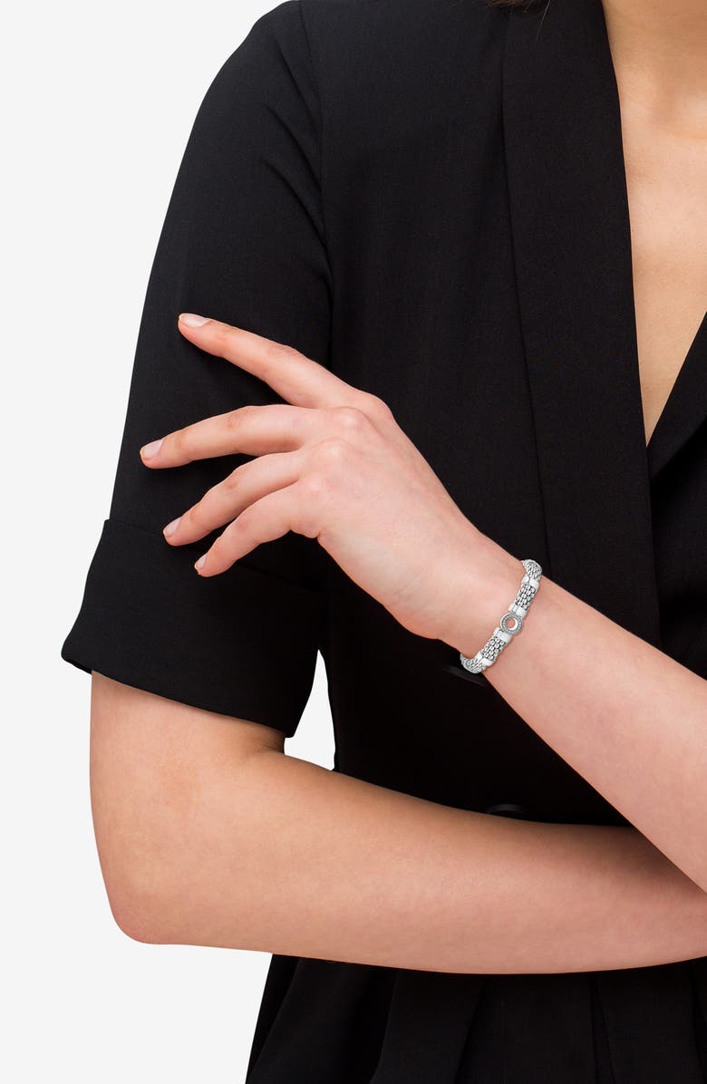 LAGOS Caviar Spark Diamond Station Rope Bracelet, Alternate, color, 