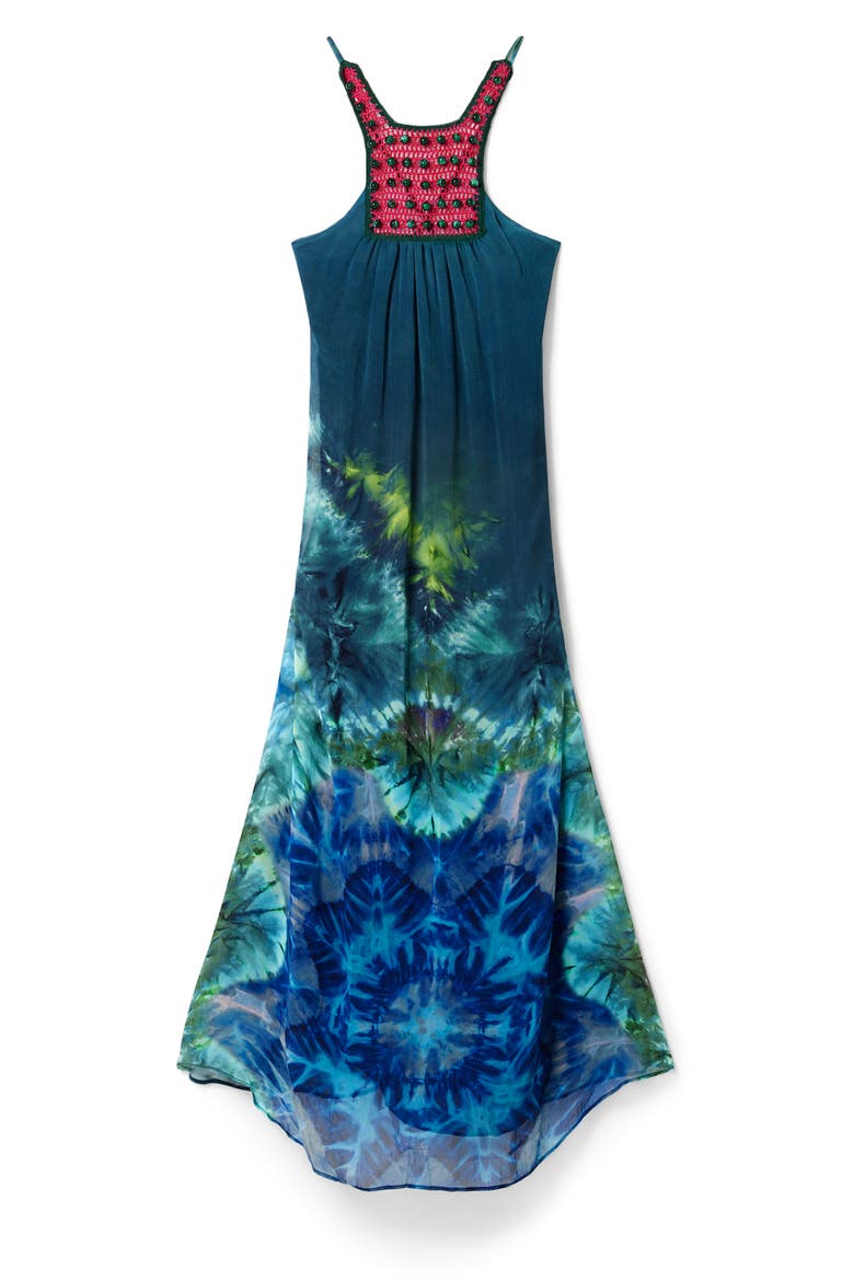 Eolias Sleeveless Cover-Up Dress, Alternate, color, GREEN