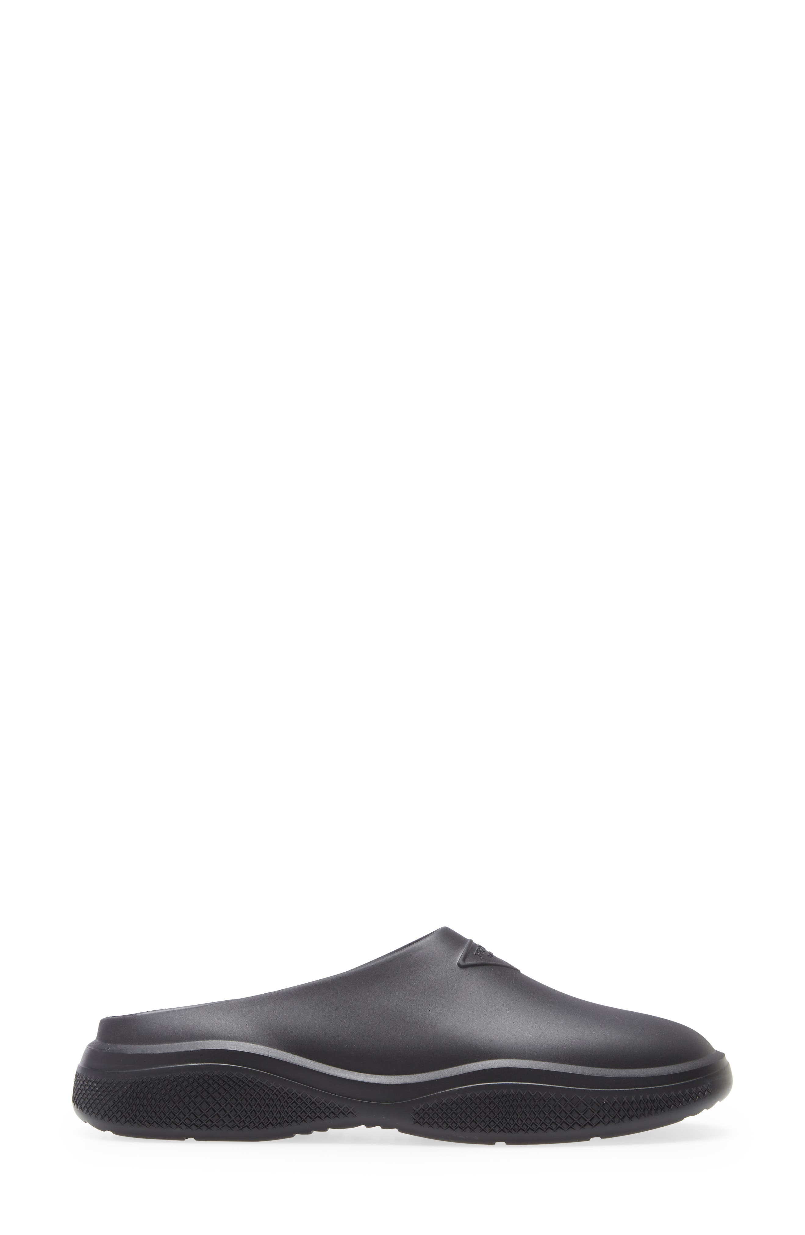 Prada Mellow Logo Waterproof Clog, Alternate, color, 