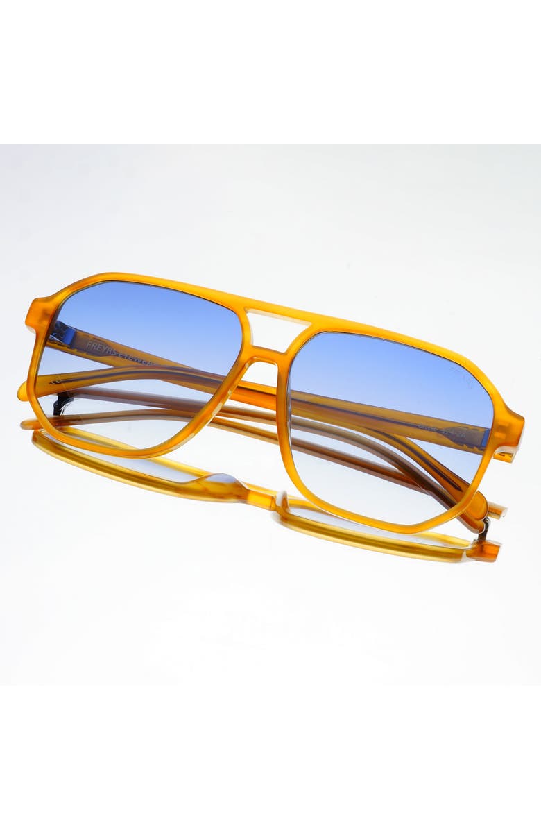 FREYRS Eyewear Billie Aviator Sunglasses, Alternate, color, Olive