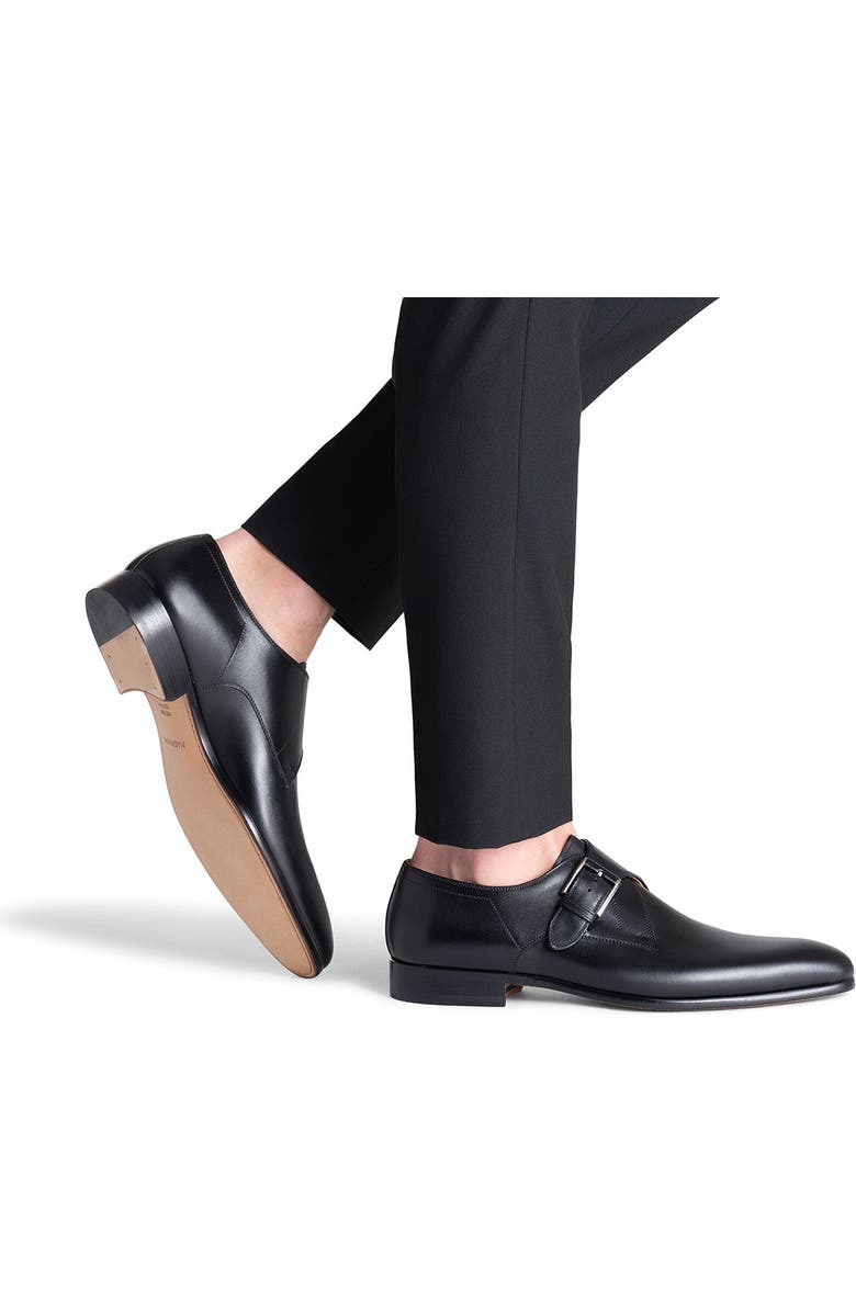 Magnanni Mansfeld Monk Strap Shoe, Alternate, color,