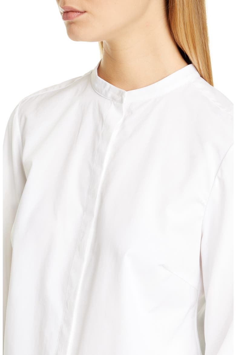 Bell Poplin Blouse, Alternate, color, WHITE