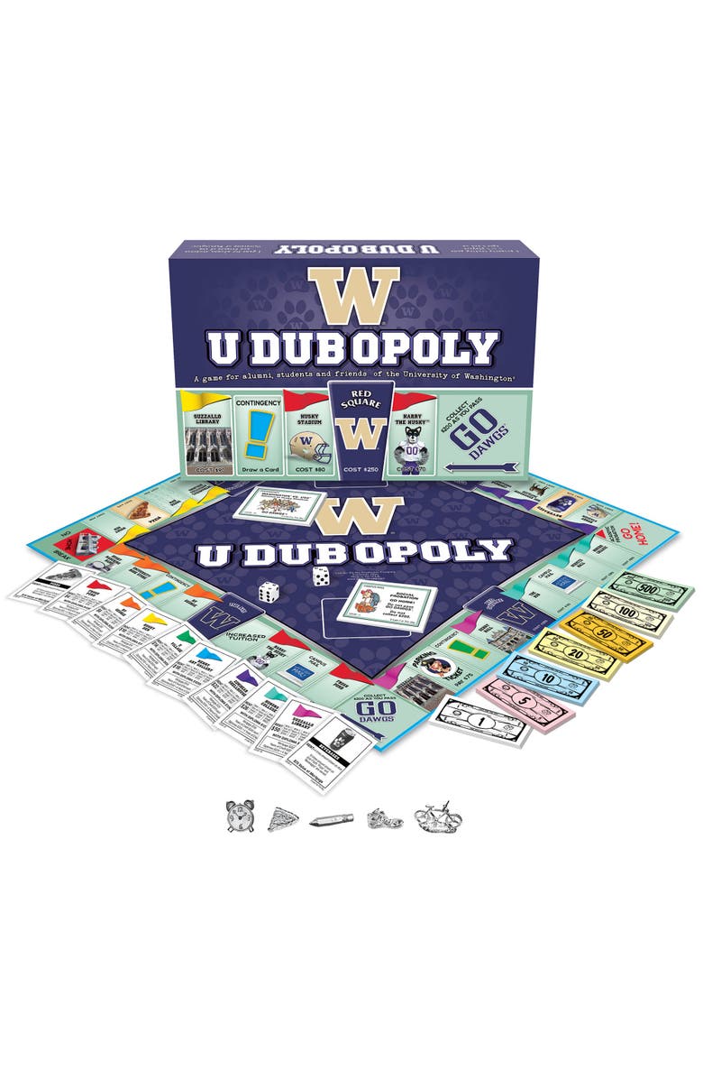 Late for the Sky University of Washington U DubOpoly Monopoly Board Game, Alternate, color, Multicolored