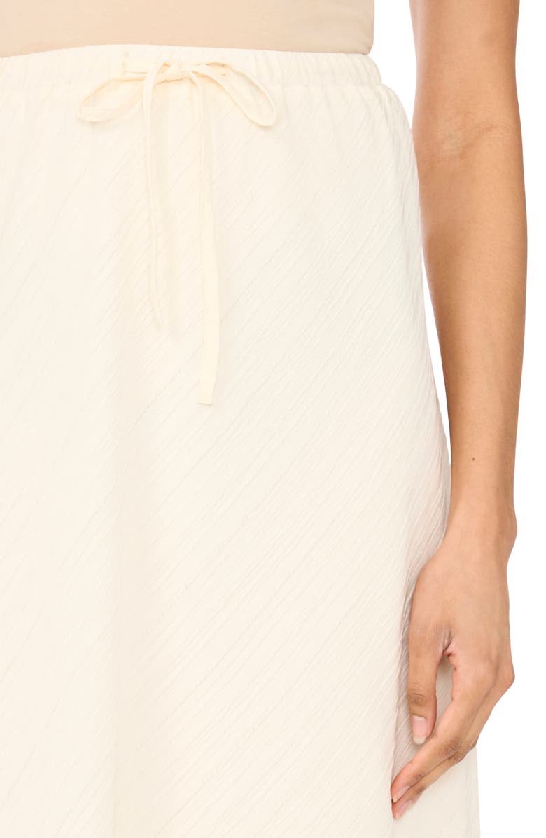 Parker Drawstring Maxi Skirt, Alternate, color, Antique White