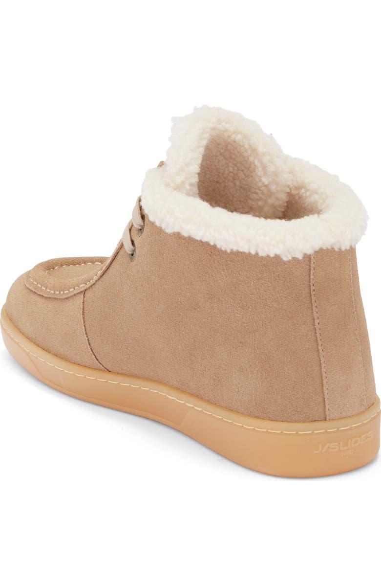 JSlides Halo Faux Shearling Lined Moc Chukka Boot, Alternate, color, Taupe