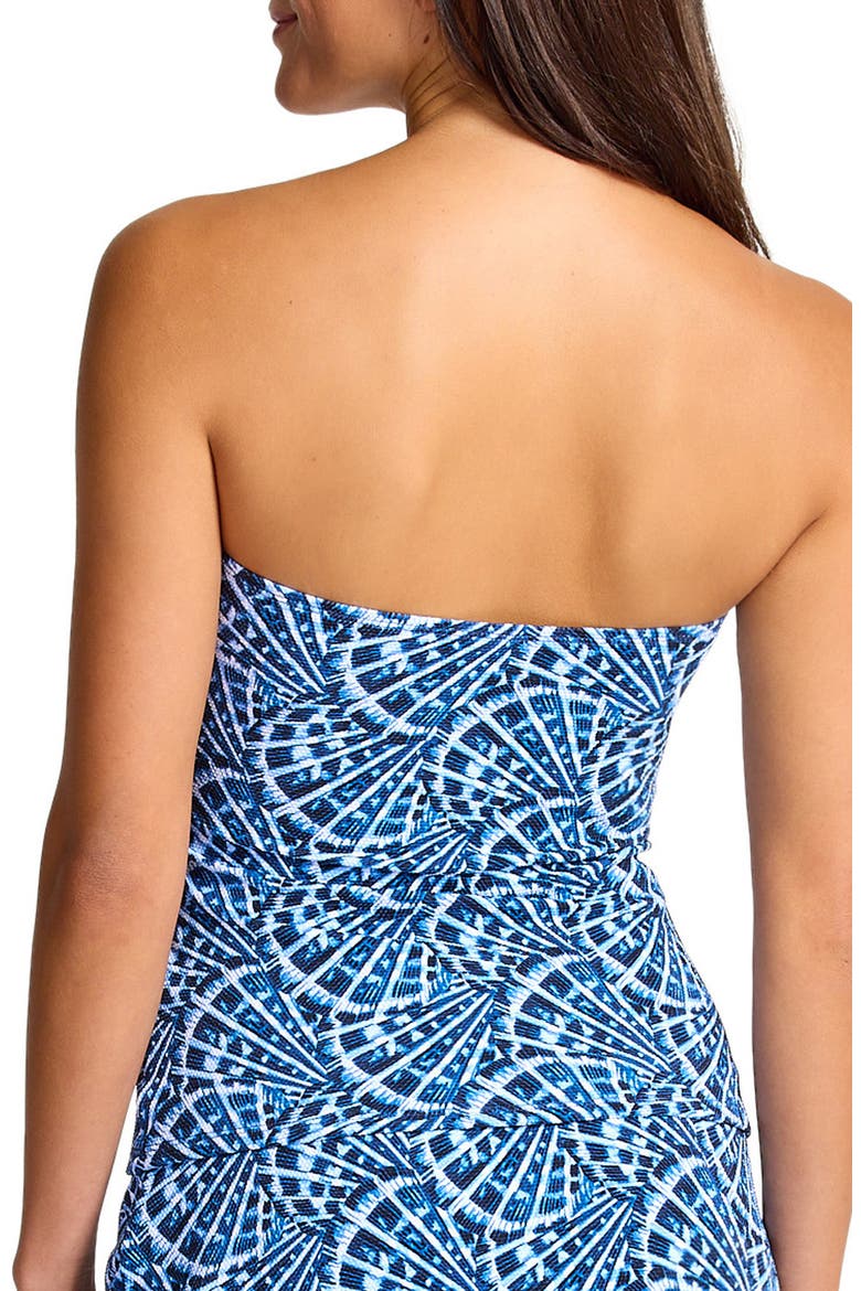 Island Cays Shell Cove Bandini Swim Top, Alternate, color, INDIGO TIDE