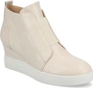 Journee Collection JOURNEE Clara Wedge Sneaker