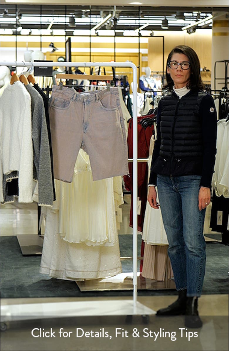 Raw Hem Denim Bermuda Shorts, sales video thumbnail