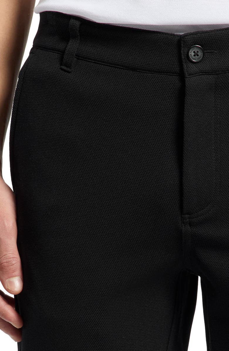 Psycho Bunny Shiro Knit Honeycomb Shorts, Alternate, color, Black