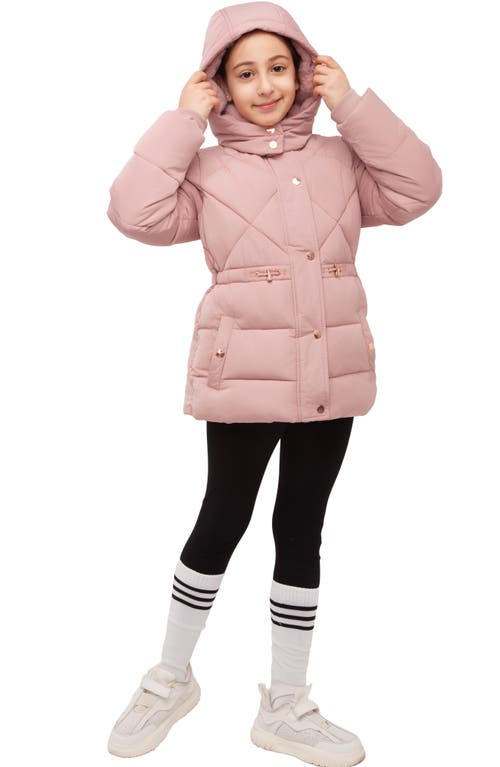 Rokka&rolla Kids' Timeless Quilted Coat In Neutral