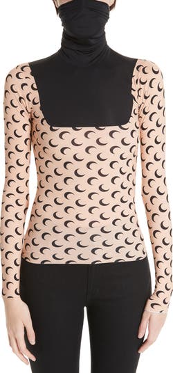 Marine Serre Moon Print Knit Top | Nordstrom