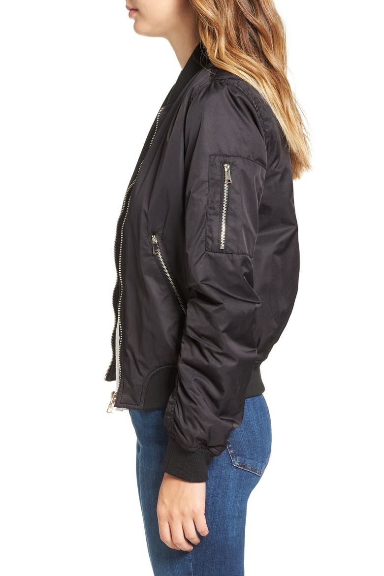MA1 Bomber Jacket, Alternate, color, BLACK