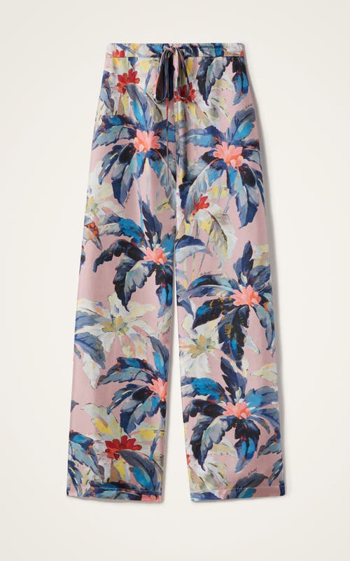 La Doublej Drawstring Pants Maxi Tropicana Mauve In Multi