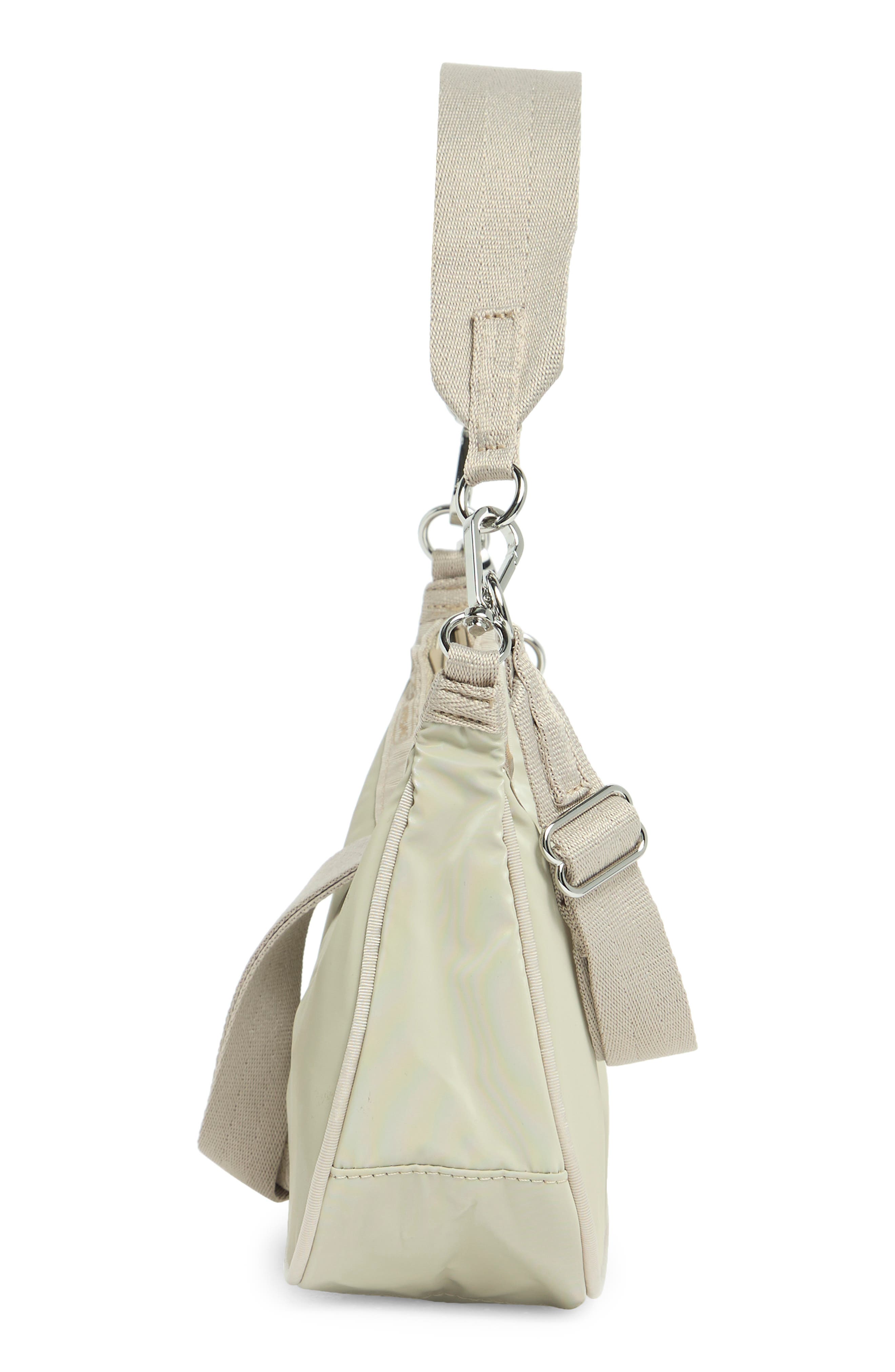 Small Convertible Hobo Bag, Alternate, color, FOSSIL SHINE