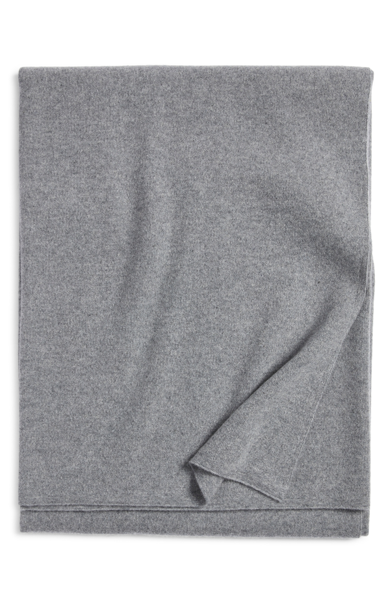 Nordstrom Cashmere Throw Blanket - Grey Onyx