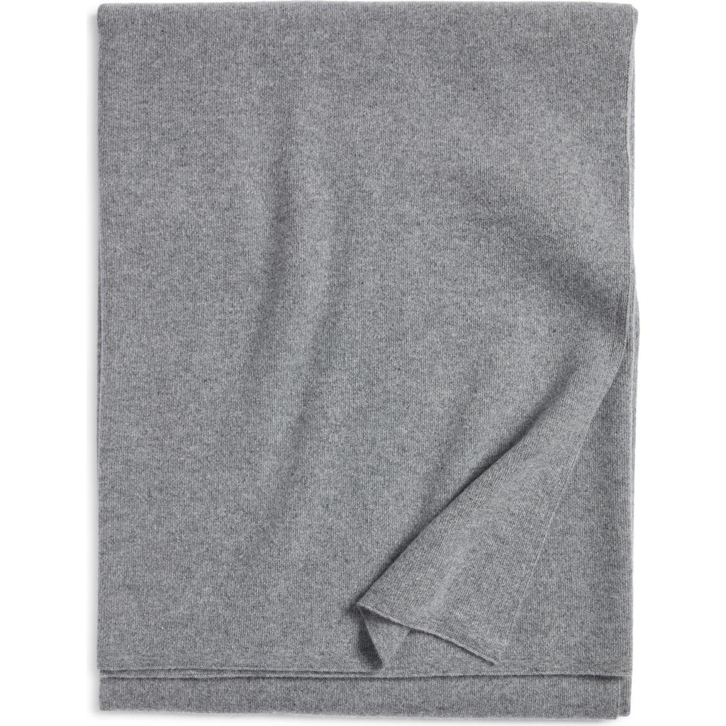 Nordstrom Cashmere Throw Blanket In Gray