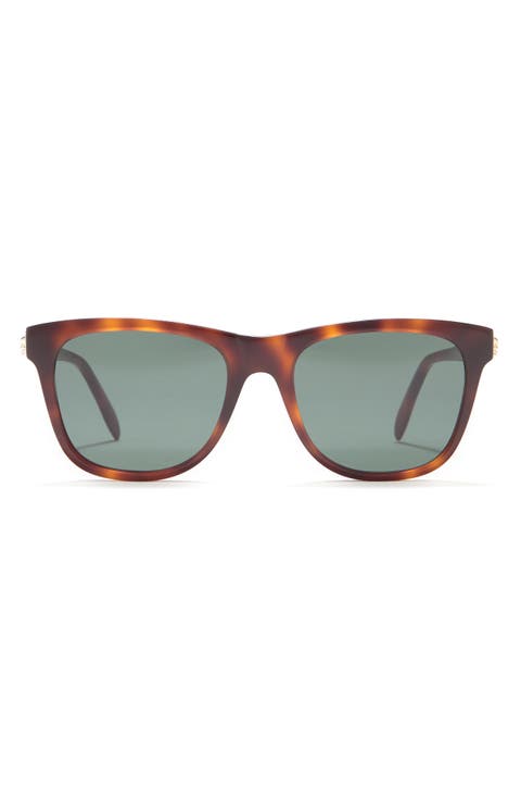 Alexander McQueen 54mm Square Sunglasses