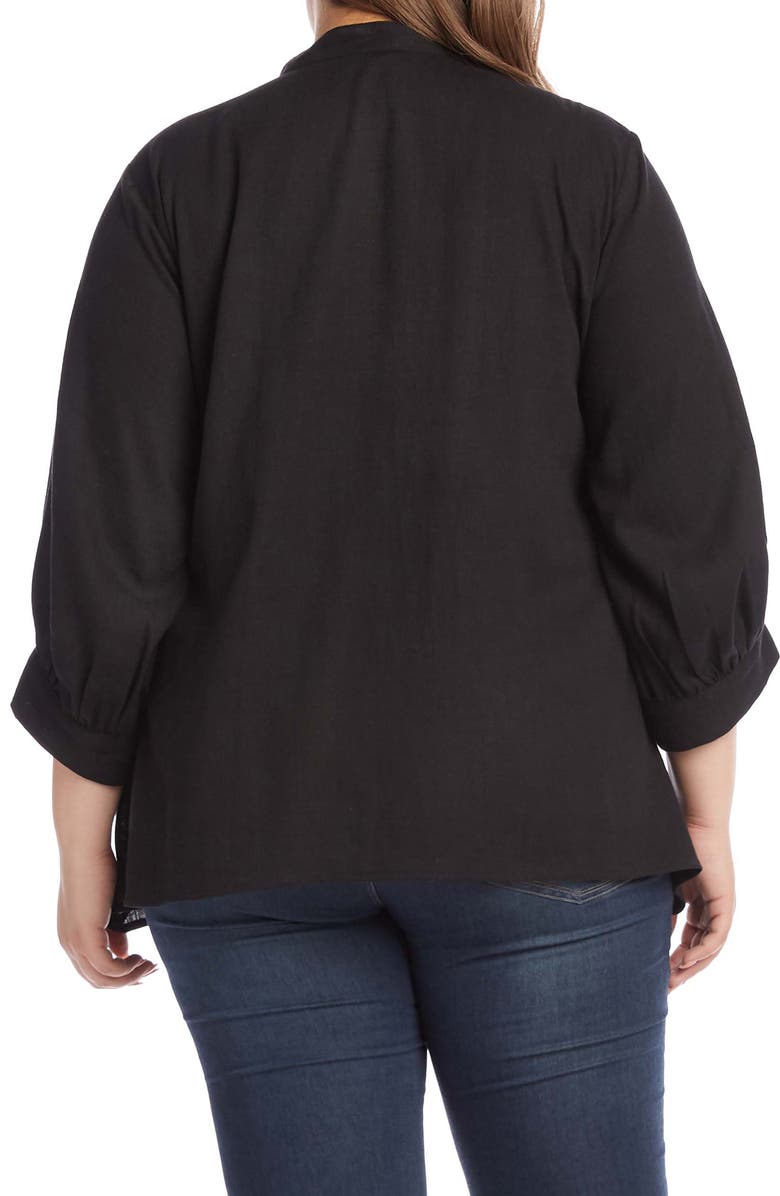 Karen Kane Handkerchief Hem Top, Alternate, color, 