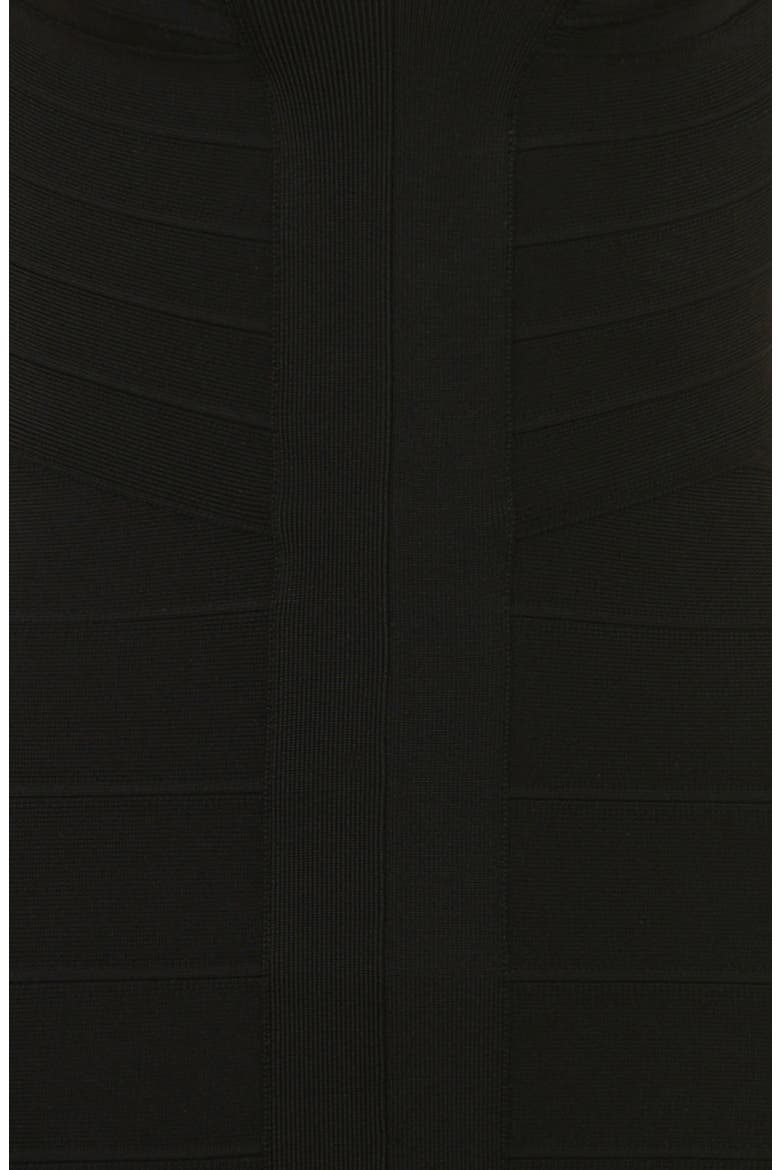 The Icon Bandage Minidress, Alternate, color, BLACK