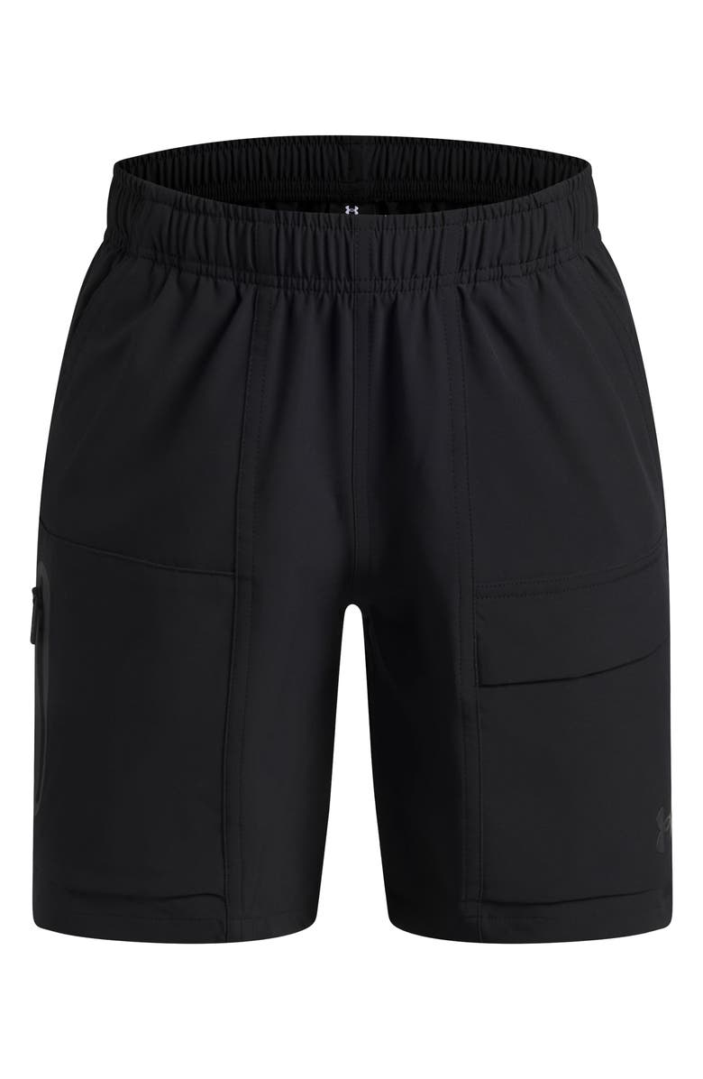 Under Armour Kids' Unstoppable Shorts, Main, color, Black