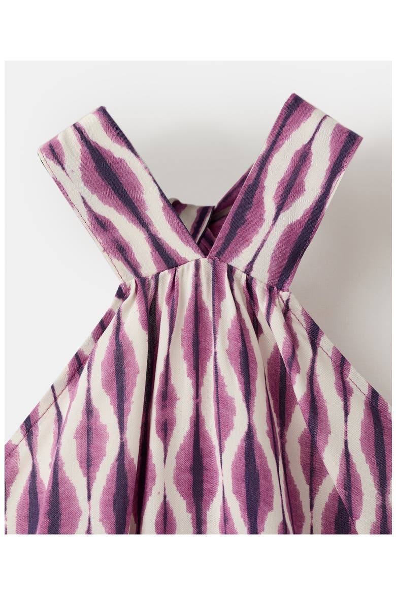 Printed Halter Minidress, Alternate, color, LILAC