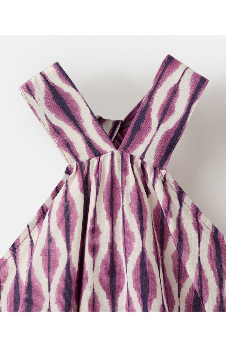 MANGO TEEN Printed Halter Minidress, Alternate, color, Lilac