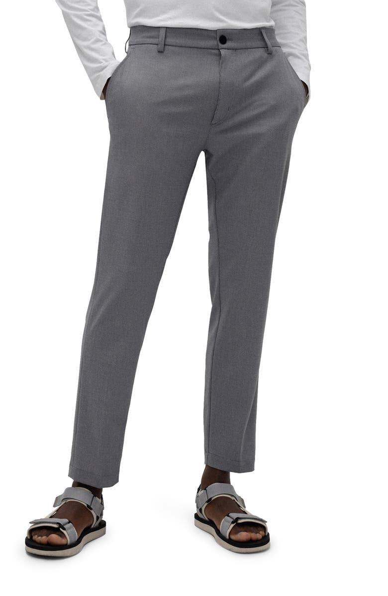 BOSS Gason Flat Front Pants, Main, color, 