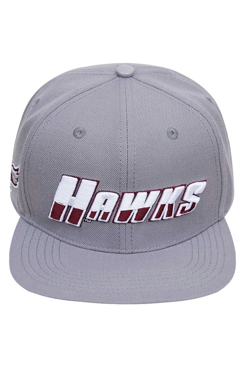 Men's Pro Standard  Gray Maryland Eastern Shore Hawks Evergreen Hawks Snapback Hat, Alternate, color, Gray