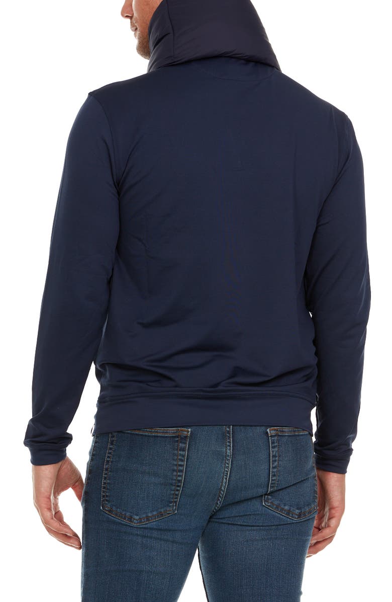 HELIOS THE HEATED COAT Paffuto Heated Scarf, Alternate, color, Navy