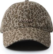 OLAH Leopard Print Baseball Cap