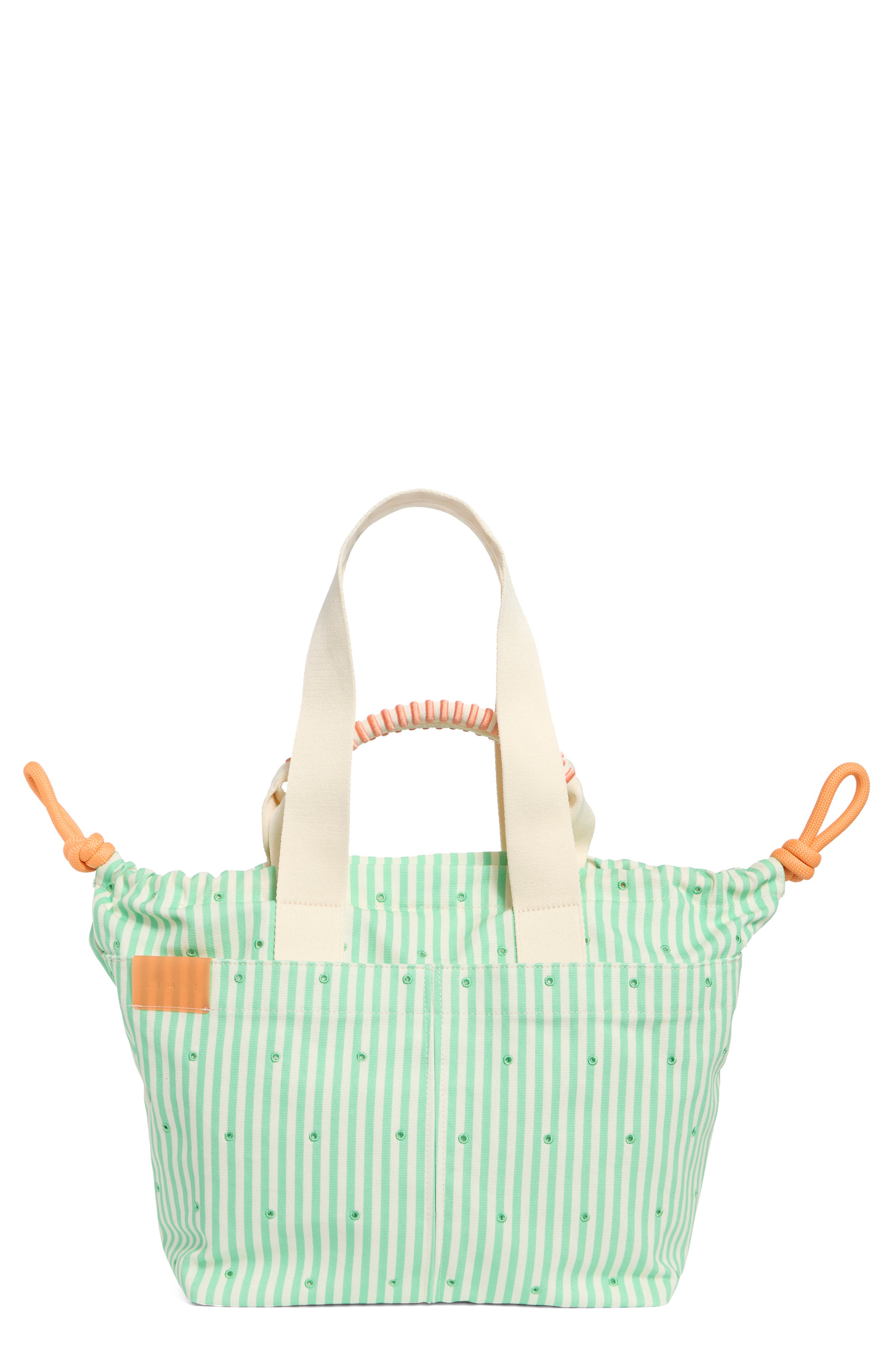 Coastal Carryall Stripe Canvas Tote