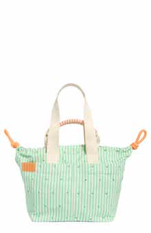 Coastal Carryall Stripe Canvas Tote