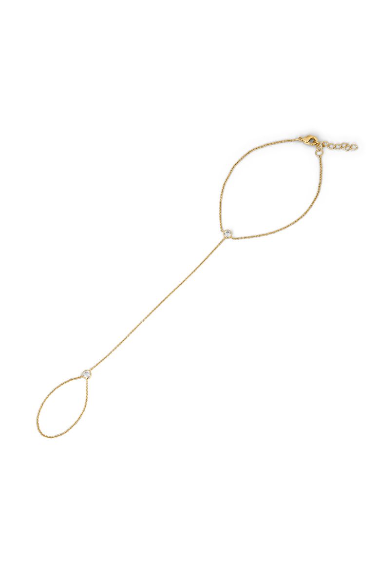 Electric Picks xSarah & Hollie Off The Coast Hand Chain, Main, color, Gold