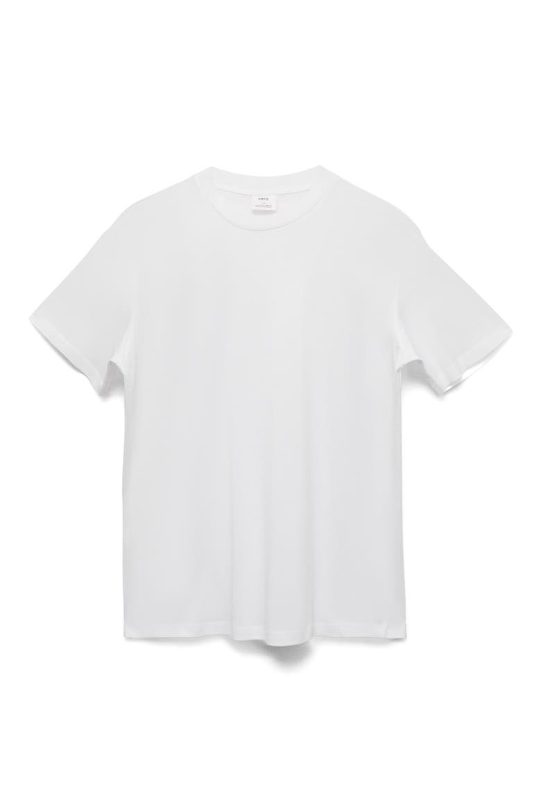 Slim Fit Cotton T-Shirt, Alternate, color, WHITE