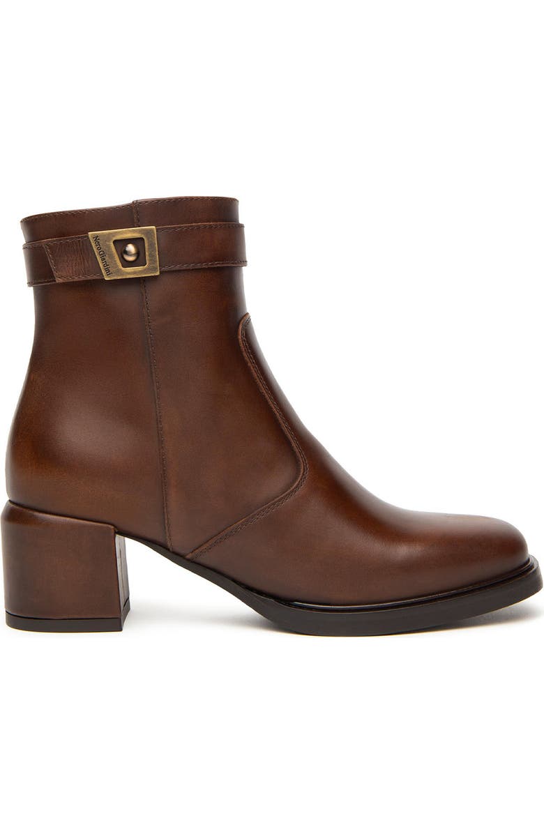 NeroGiardini Block Heel Bootie, Main, color, Cognac
