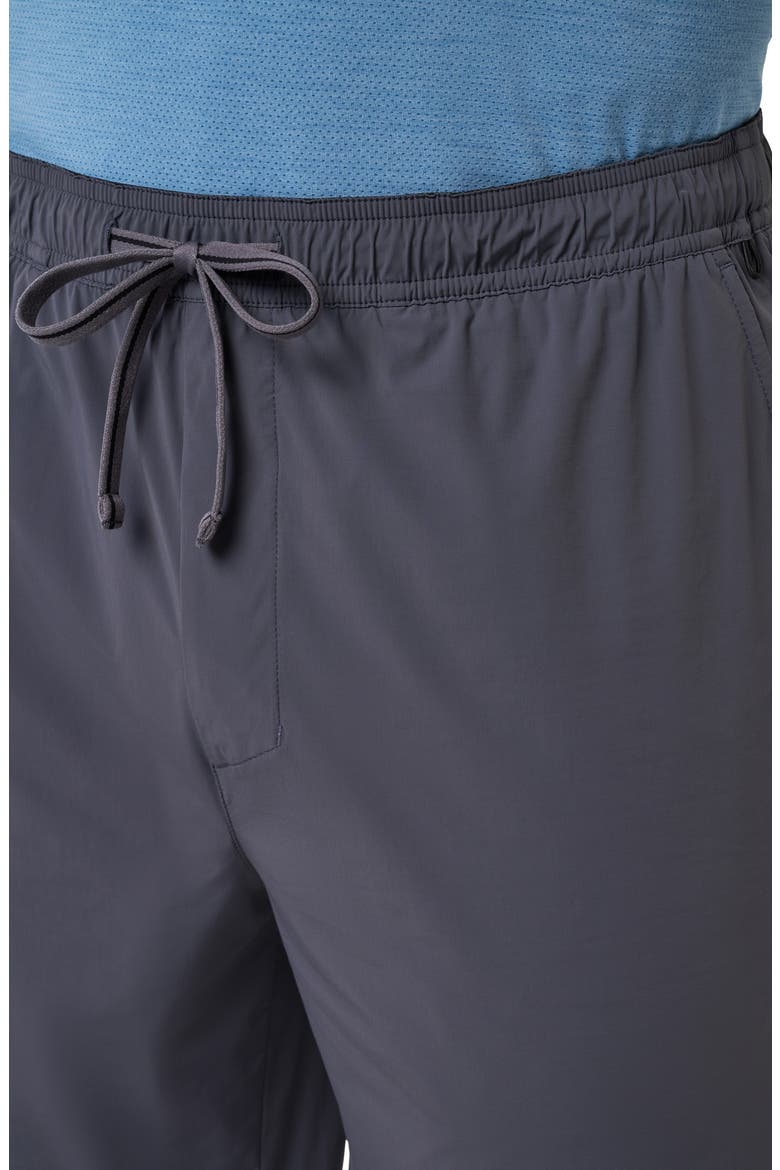 Court Ready Active E-Waist Shorts, Alternate, color, EBONY