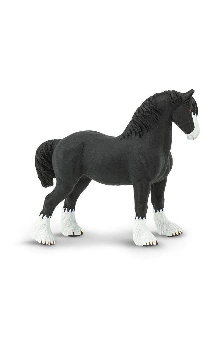Shire Stallion Horse Toy, Alternate, color, None