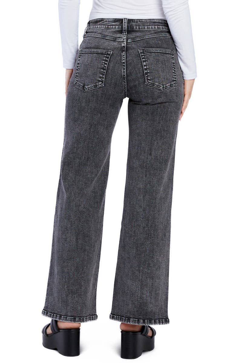 HINT OF BLU Happy Go Lucky Wide Leg Jeans, Alternate, color, Stormy Grey