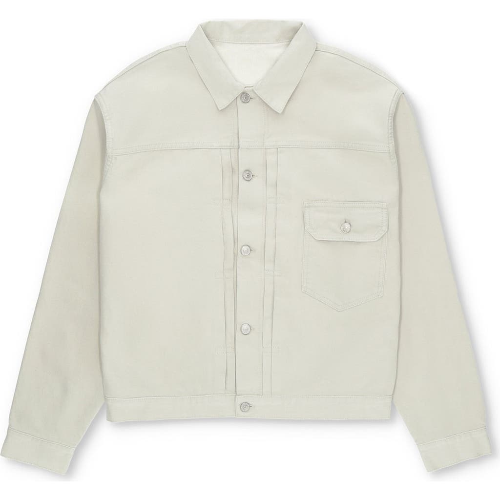Fortela Drill Cotton Jacket In White